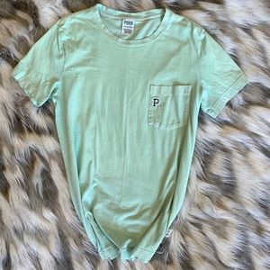 PINK mint green short sleeve t-shirt